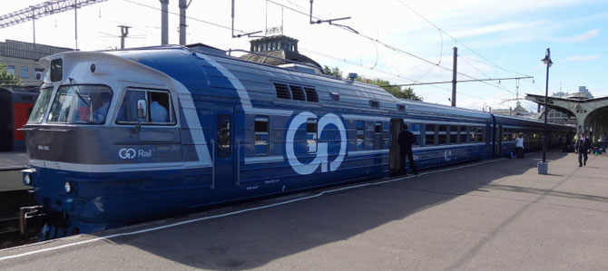 Поезд Таллин-Санкт-Петербург